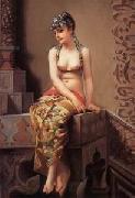 unknow artist Arab or Arabic people and life. Orientalism oil paintings  237 painting